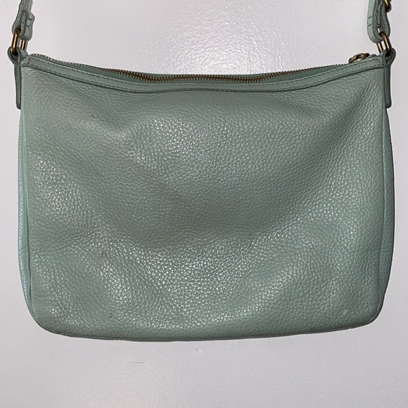 FOSSIL ERIN Leather Crossbody PURSE STYLE ZB5460 Eggshell BLUE - Picture 10 of 12